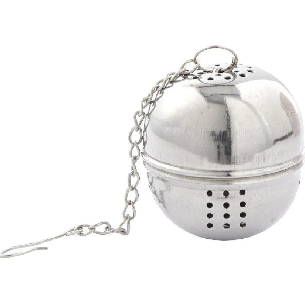 Gifi Mug avec boule à thé Love Jog Peace blanc rayure rouge 35 cl| Vaisselle Et Accessoires De Table
