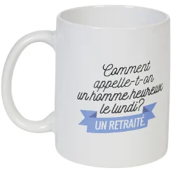 Gifi Mug avec inscription 2 modèles| Vaisselle Et Accessoires De Table