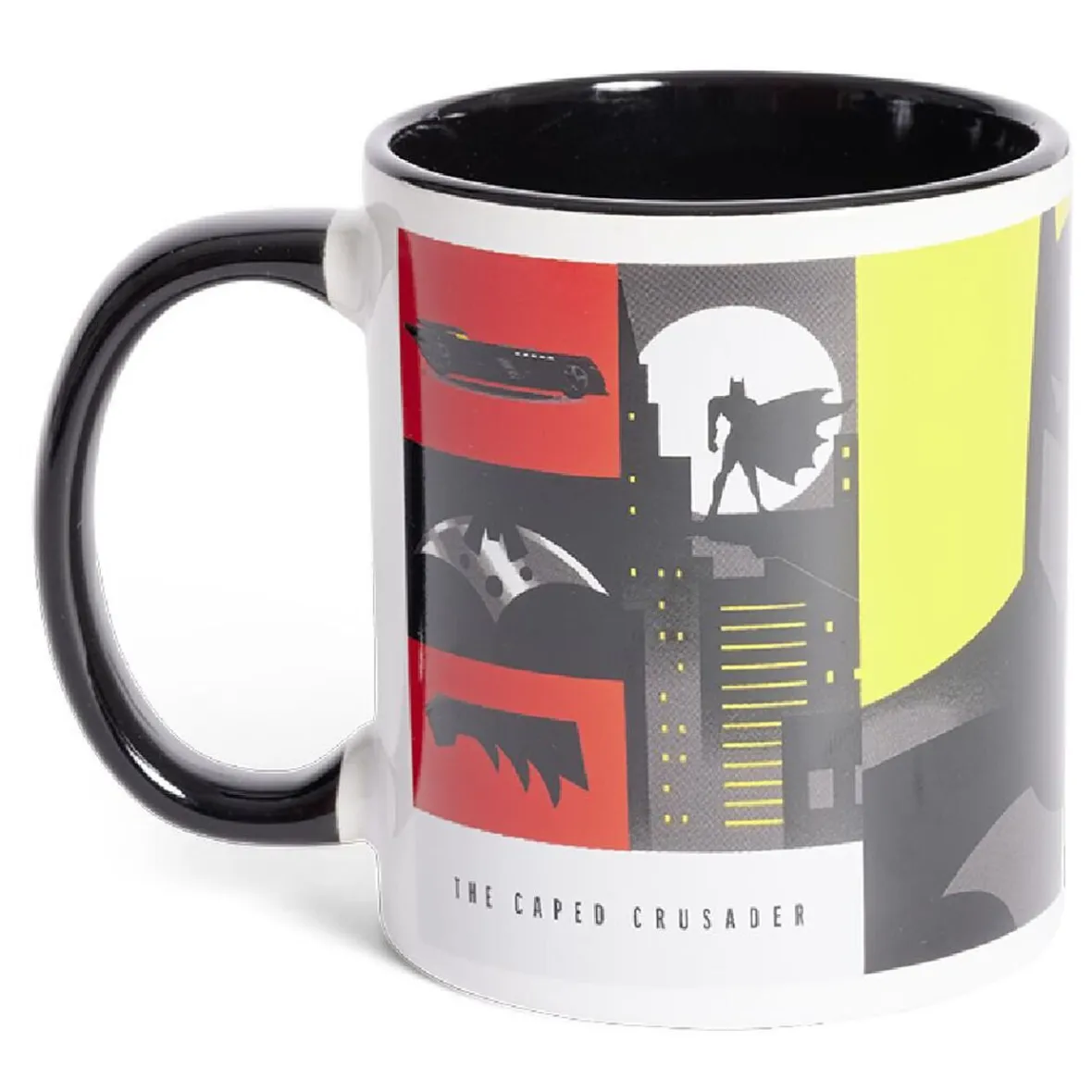 Gifi Mug Batman Warner Bros noir rouge jaune 320ml| Vaisselle Et Accessoires De Table