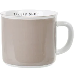 Gifi Mug bicolore taupe blanc collection Bakery| Vaisselle Et Accessoires De Table