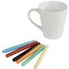 Gifi Mug blanc à personnaliser + 6 feutres| Vaisselle Et Accessoires De Table