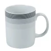 Vaisselle Et Accessoires De Table<Gifi Mug blanc et gris Sérénité Rayures