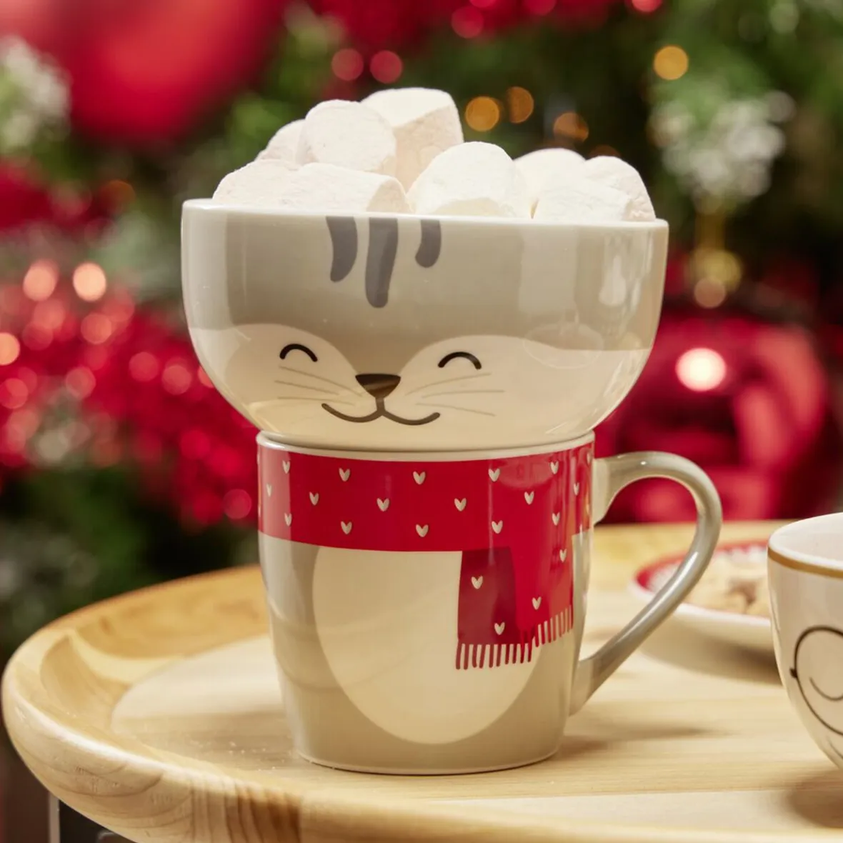 Gifi Mug 35,5cl avec bol chat 52cl| Vaisselle Et Accessoires De Table