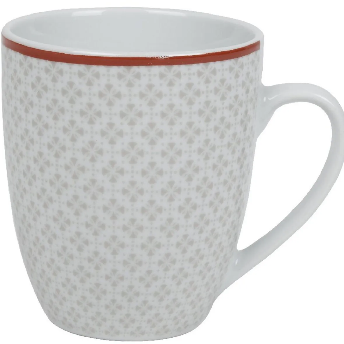 Vaisselle Et Accessoires De Table<Gifi Mug design oreige bord orange et motifs gris