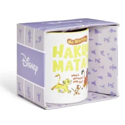 Gifi Mug Disney Le Roi Lion Hakuna Matata blanc et jaune 315ml| Vaisselle Et Accessoires De Table