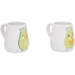 Gifi Mug duo avocat x2 Jamais l'un sans l'autre| Vaisselle Et Accessoires De Table