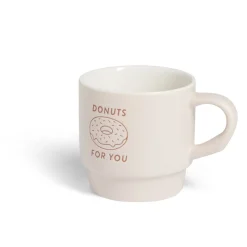 Vaisselle Et Accessoires De Table<Gifi Mug empilables en céramique motifs et couleurs assorties 300ml - 4 pièces
