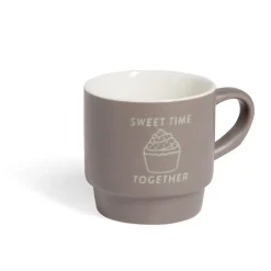 Vaisselle Et Accessoires De Table<Gifi Mug empilables en céramique motifs et couleurs assorties 300ml - 4 pièces