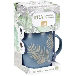 Gifi Mug en céramique avec préparation thé| Vaisselle Et Accessoires De Table