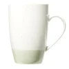 Vaisselle Et Accessoires De Table<Gifi Mug en faïence blanc chiné et vert 500ml H15,5cm