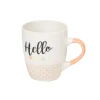 Vaisselle Et Accessoires De Table<Gifi Mug en porcelaine orange avec inscription "Hello You" 33 cl