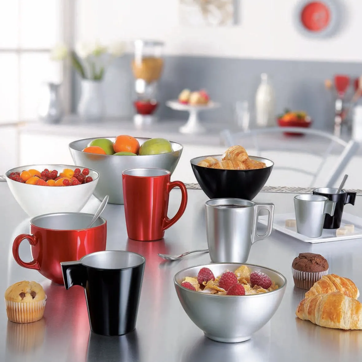 Gifi Mug gris| Vaisselle Et Accessoires De Table