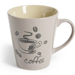Gifi Mug grès 600mL Ø9xH10cm - 4 coloris| Vaisselle Et Accessoires De Table