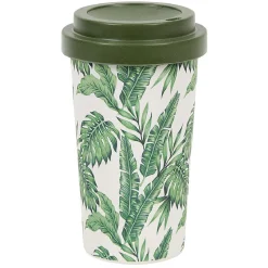 Gifi Mug imprimé avec couvercle uni 400 ml| Vaisselle Et Accessoires De Table