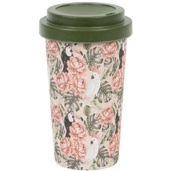 Gifi Mug imprimé avec couvercle uni 400 ml| Vaisselle Et Accessoires De Table
