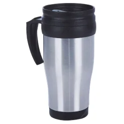 Gifi Mug isotherme 400ml gris noir| Vaisselle Et Accessoires De Table