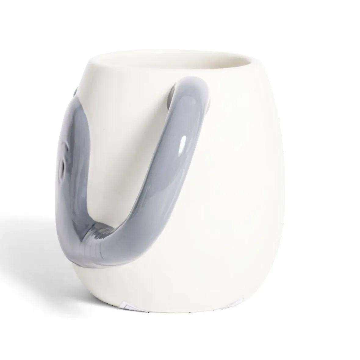 Vaisselle Et Accessoires De Table<Gifi Mug éléphant dolomite blanc et gris Ø10xH10cm