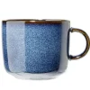 Vaisselle Et Accessoires De Table<Gifi Mug émail porcelaine bleu 350ml Ø9,4xH8cm