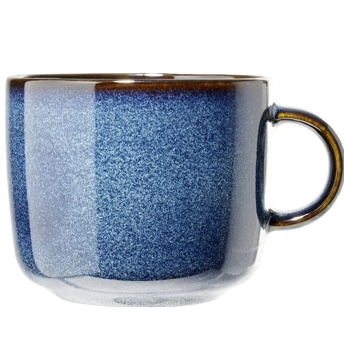 Vaisselle Et Accessoires De Table<Gifi Mug émail porcelaine bleu 350ml Ø9,4xH8cm
