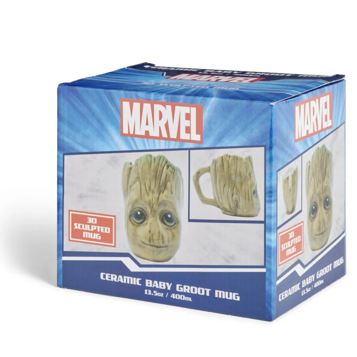 Gifi Mug Marvel Groot bébé 3D marron 400ml| Vaisselle Et Accessoires De Table
