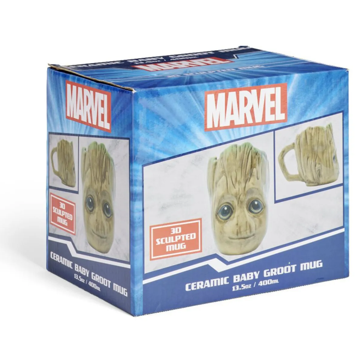 Gifi Mug Marvel Groot bébé 3D marron 400ml| Vaisselle Et Accessoires De Table