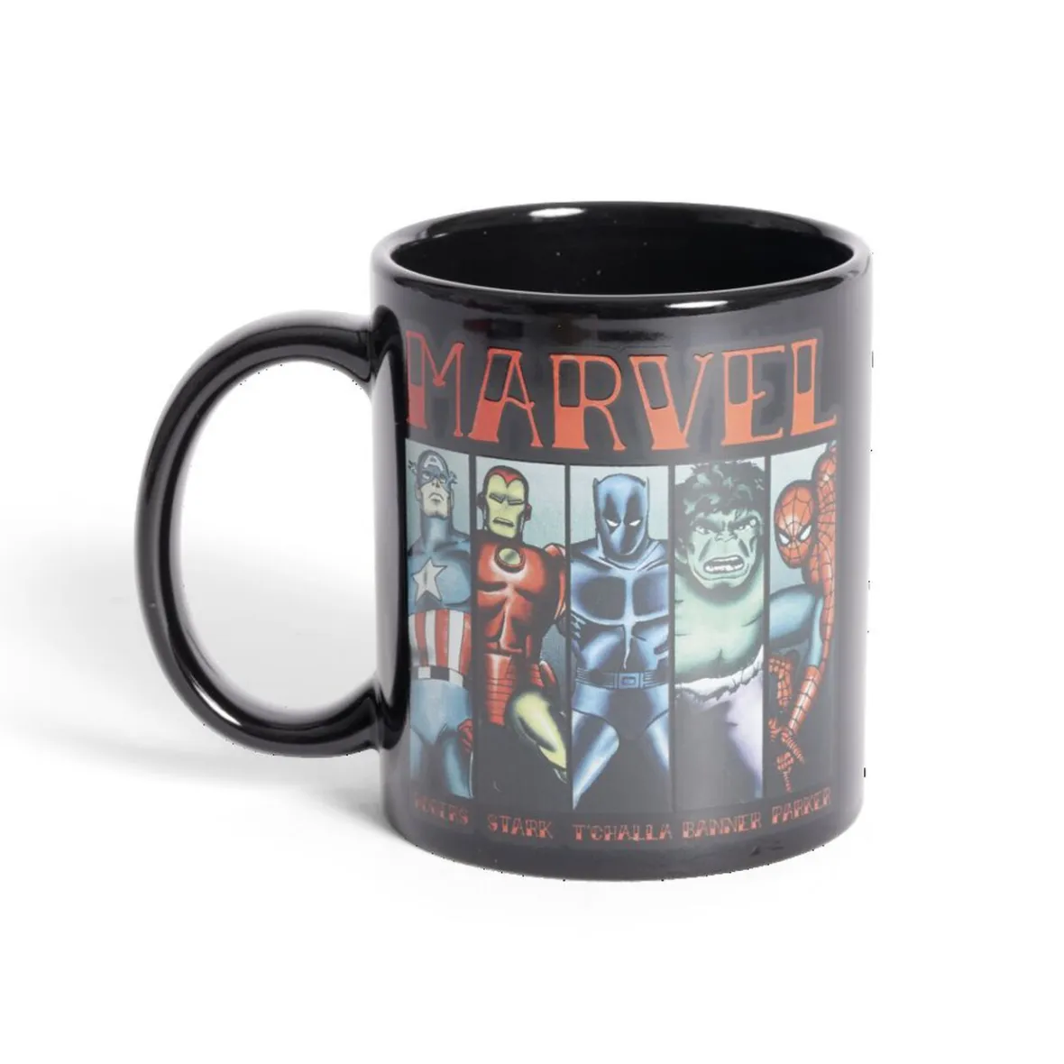 Gifi Mug Marvel personnages emblématiques noir et rouge 315ml| Vaisselle Et Accessoires De Table