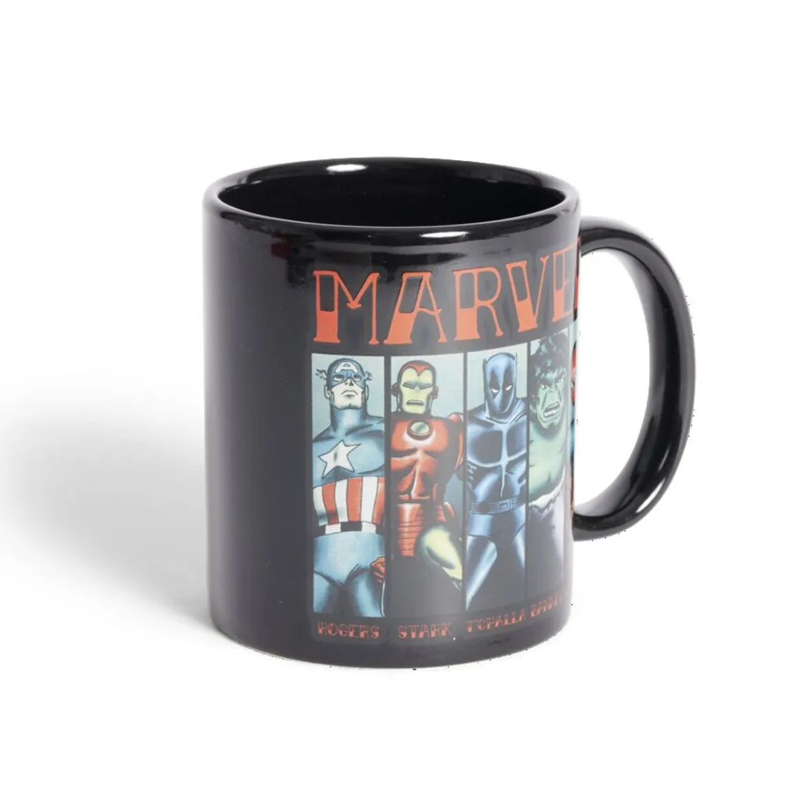 Gifi Mug Marvel personnages emblématiques noir et rouge 315ml| Vaisselle Et Accessoires De Table