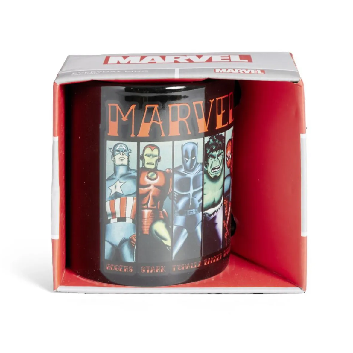 Gifi Mug Marvel personnages emblématiques noir et rouge 315ml| Vaisselle Et Accessoires De Table