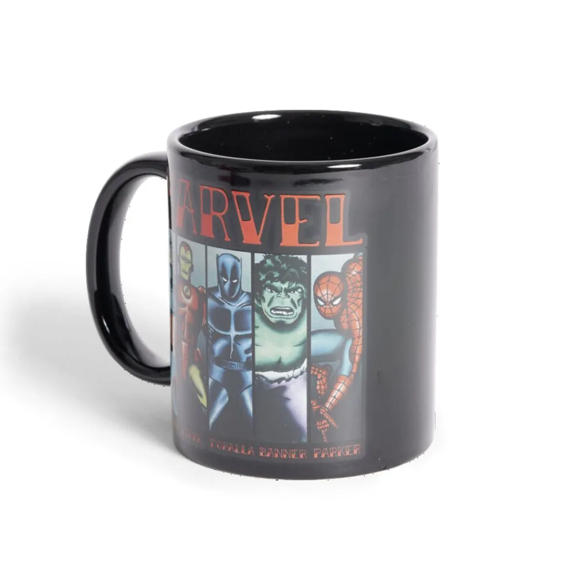 Gifi Mug Marvel personnages emblématiques noir et rouge 315ml| Vaisselle Et Accessoires De Table