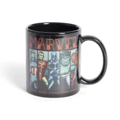 Gifi Mug Marvel personnages emblématiques noir et rouge 315ml| Vaisselle Et Accessoires De Table