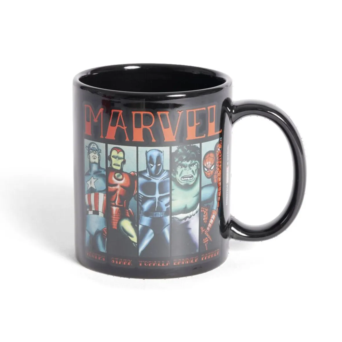 Gifi Mug Marvel personnages emblématiques noir et rouge 315ml| Vaisselle Et Accessoires De Table