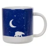 Gifi Mug motif banquise bleu et blanc motif ours et lune| Vaisselle Et Accessoires De Table