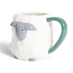 Vaisselle Et Accessoires De Table<Gifi Mug mouton dolomite blanc et gris Ø10xH10cm