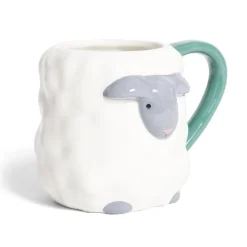 Vaisselle Et Accessoires De Table<Gifi Mug mouton dolomite blanc et gris Ø10xH10cm