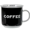 Vaisselle Et Accessoires De Table<Gifi Mug noir inscription coffee blanc collection Bakery