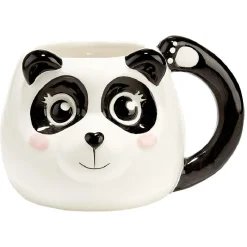 Gifi Mug panda noir et blanc 450 ml| Vaisselle Et Accessoires De Table