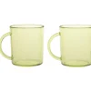 Gifi Mug plastique vert x2| Vaisselle Et Accessoires De Table
