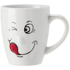 Gifi Mug smile céramique 150 ml| Vaisselle Et Accessoires De Table