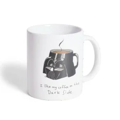Gifi Mug Star Wars Dark Vador blanc et noir 315ml| Vaisselle Et Accessoires De Table