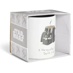 Gifi Mug Star Wars Dark Vador blanc et noir 315ml| Vaisselle Et Accessoires De Table