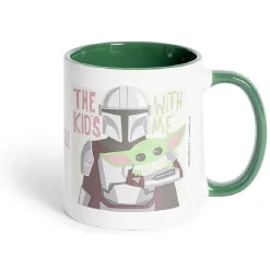 Gifi Mug Star Wars Mandalorian Storm Trooper blanc et vert 315ml| Vaisselle Et Accessoires De Table