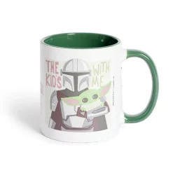 Gifi Mug Star Wars Mandalorian Storm Trooper blanc et vert 315ml| Vaisselle Et Accessoires De Table