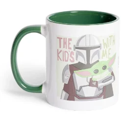 Gifi Mug Star Wars Mandalorian Storm Trooper blanc et vert 315ml| Vaisselle Et Accessoires De Table