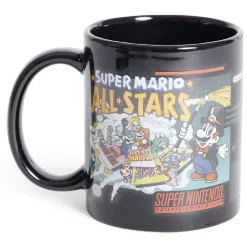 Gifi Mug Super Mario Super Nintendo All Stars vintage noir et rouge 315ml| Vaisselle Et Accessoires De Table