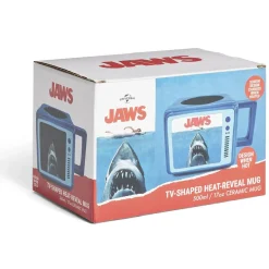 Gifi Mug thermoréactif requin Les dents de la mer forme TV bleu 500ml| Vaisselle Et Accessoires De Table
