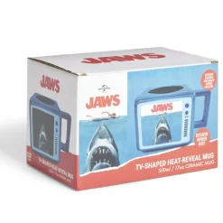 Gifi Mug thermoréactif requin Les dents de la mer forme TV bleu 500ml| Vaisselle Et Accessoires De Table