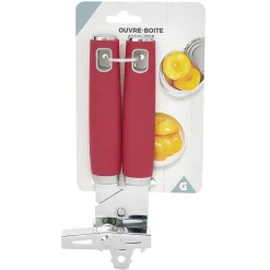Préparation Culinaire<Gifi Ouvre boîte inox avec manche en polypropylène rouge