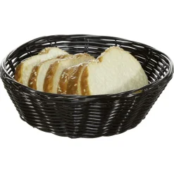 Rangement De Cuisine<Gifi Panière à pain noire et beige x2