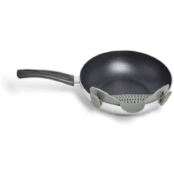 Préparation Culinaire<Gifi Passoire casserole à clips silicone gris