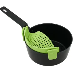 Préparation Culinaire<Gifi Passoire casserole à clips silicone gris